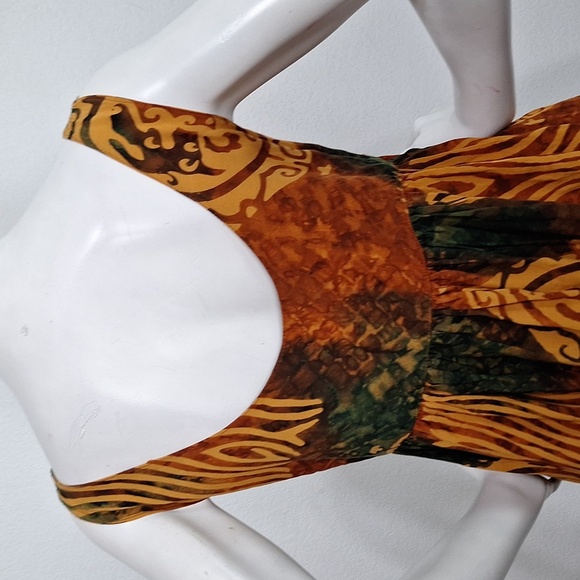 Silver Moon Creations Maui Babydoll Academia W/Pockets Mini Dress Size S - Picture 7 of 14